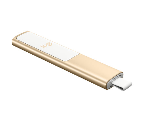 Wireless Presenter Logitech Spotlight Bluetooth 30m Range Gold