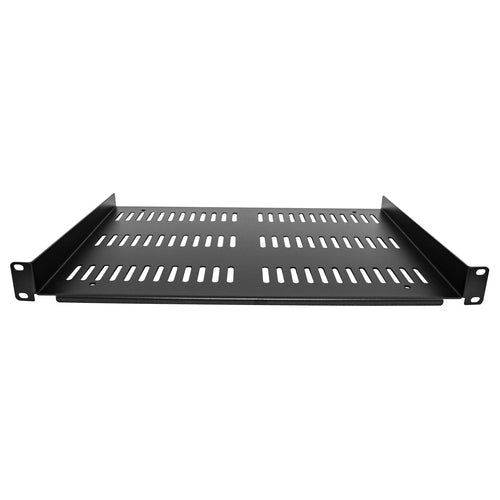 StarTech 1U Server Rack Shelf - Vented Steel, 12" Deep, 55lb Capacity