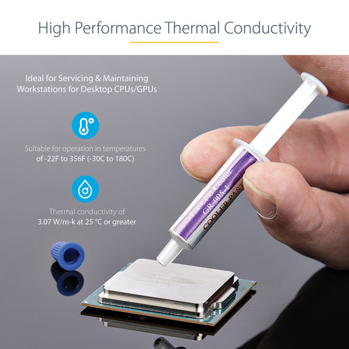 Thermal Paste StarTech.com SILV5-THERMAL-PASTE 5x1.5g Metal Oxide Compound - SILV5-THERMAL-PASTE