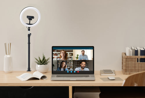 Microphone Stand Kensington A1000 Telescoping C-Clamp Durable Black