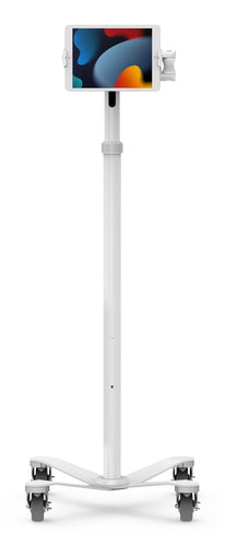 Multimedia Rolling Cart Tablet Stand Compulocks 7-Inch with Adjustable Height