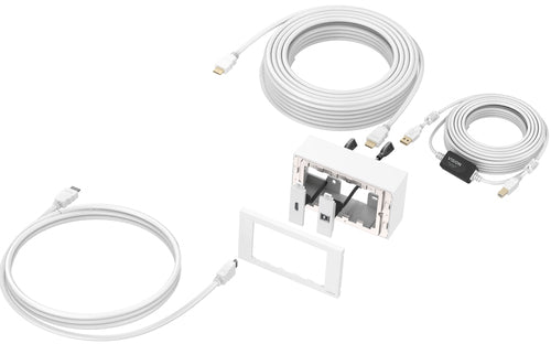 Socket-Outlet Vision TC3-PK10M HDMI USB Type-B 2 Modules Wall - TC3-PK10M
