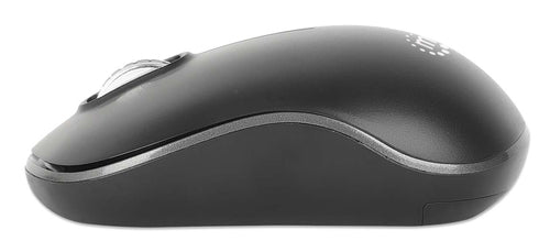 Wireless Optical Mouse 1200 DPI Ambidextrous Black USB-A Receiver