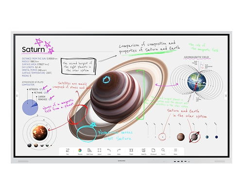 Interactive Whiteboard Samsung WM75B 75-Inch 4K Ultra HD VA Panel 350 cd/m² Brightness
