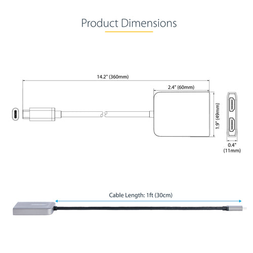 StarTech.com MST14CD122HD USB graphics adapter