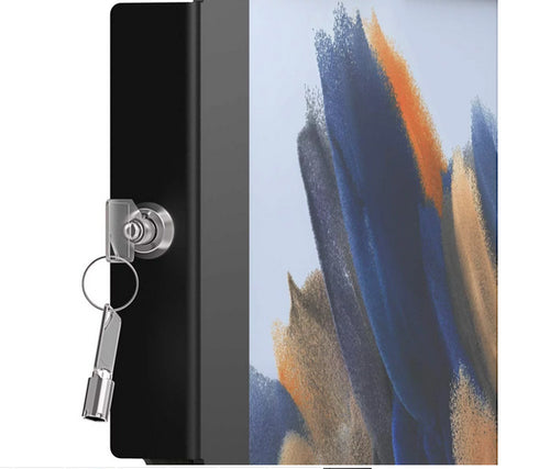 Compulocks Galaxy Tab A8 10.5" Space Enclosure Tilting Stand - Black Aluminium Monitor Accessory