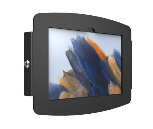 Compulocks Galaxy Tab A8 10.5" Space Enclosure Tilting Stand - Black Aluminium Monitor Accessory