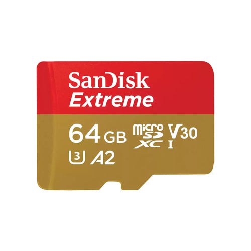 MicroSD Card SanDisk Extreme 64GB UHS-I 160MB/s Class 10 - SDSQXAH-064G-GN6MA