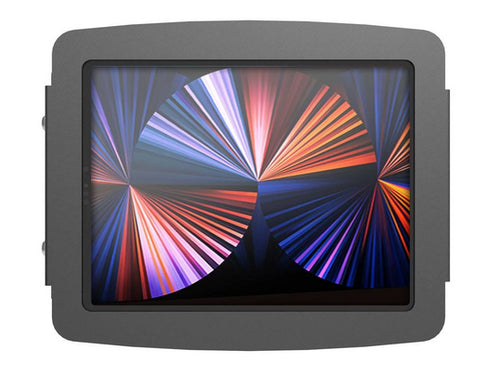iPad Mini 8.3 Inch Wall Mount Enclosure Black Aluminium