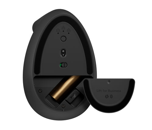 Logitech Lift Vertical Ergonomic Mouse Left Hand Optical 4000 DPI Wireless Bluetooth
