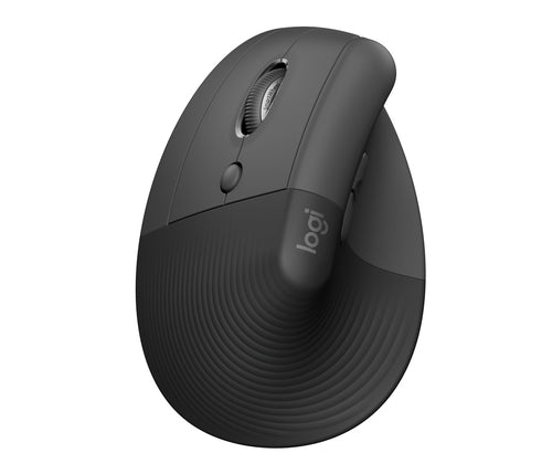 Logitech Lift Vertical Ergonomic Mouse Left Hand Optical 4000 DPI Wireless Bluetooth