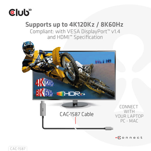 CLUB3D CAC-1587 cable gender changer