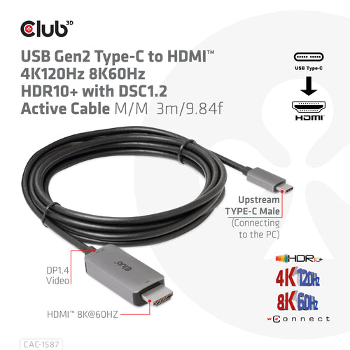 CLUB3D CAC-1587 cable gender changer