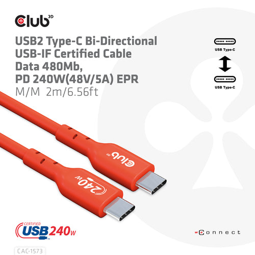 CLUB3D CAC-1573 USB cable