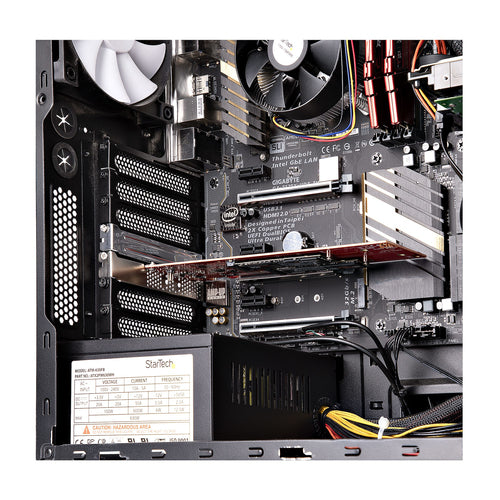 Dual M.2 PCIe SSD Adapter StarTech.com PCIe 4.0 7.8GBps - DUAL-M2-PCIE-CARD-B