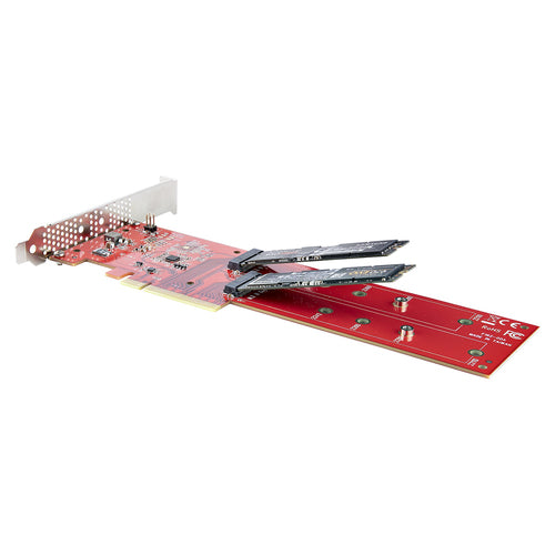 Dual M.2 PCIe SSD Adapter StarTech.com PCIe 4.0 7.8GBps - DUAL-M2-PCIE-CARD-B
