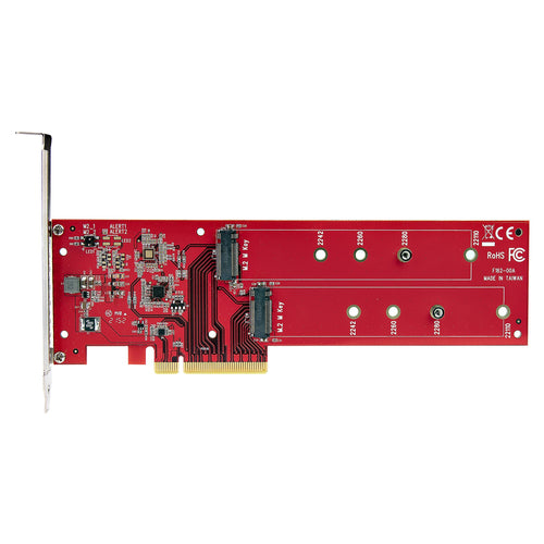 Dual M.2 PCIe SSD Adapter StarTech.com PCIe 4.0 7.8GBps - DUAL-M2-PCIE-CARD-B