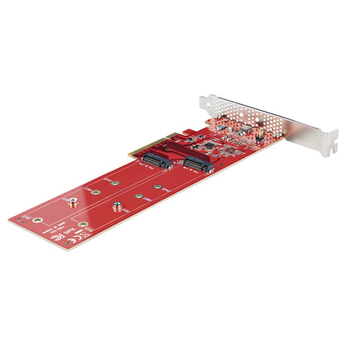 Dual M.2 PCIe SSD Adapter StarTech.com PCIe 4.0 7.8GBps - DUAL-M2-PCIE-CARD-B