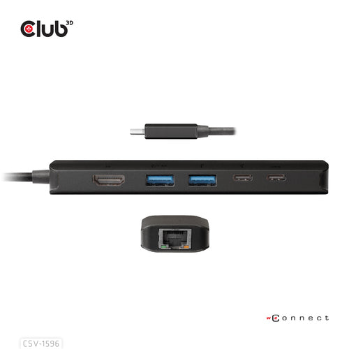 CLUB3D CSV-1596 laptop dock/port replicator