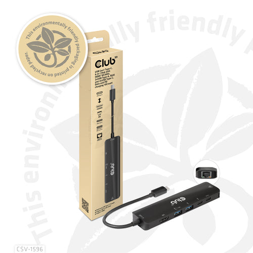 CLUB3D CSV-1596 laptop dock/port replicator