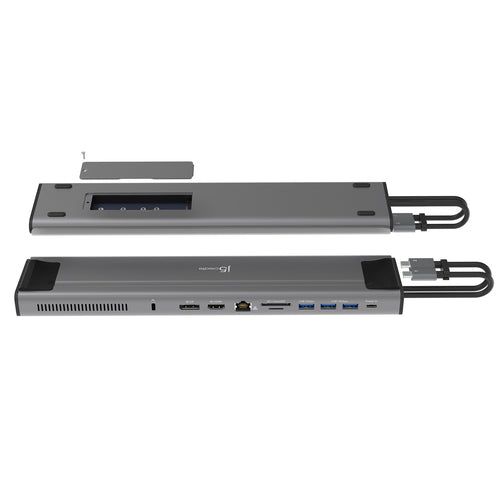 Docking Station j5create JCD552 M.2 NVMe USB-C Gen 2 10Gbps - JCD552-N