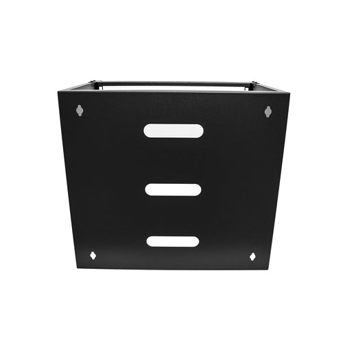 10U Wall Mount Network Rack Black 14 Inch Deep 35kg Capacity