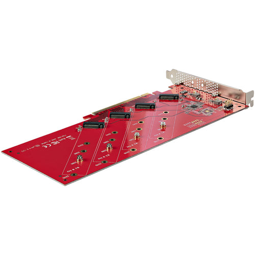 M.2 PCIe Adapter StarTech Quad 4x NVMe AHCI SSD 7.8GBps