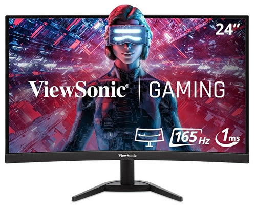 Monitor Viewsonic VX2418C 24-Inch 1920x1080 LCD 1ms Response Time Black
