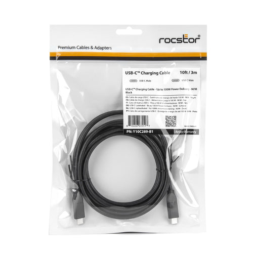 Rocstor Y10C289-B1 USB cable