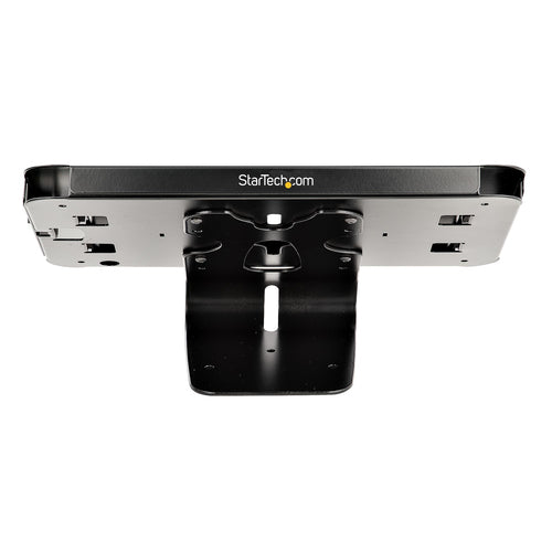 Tablet Security Enclosure Stand Black Steel Lockable Anti-Theft POS