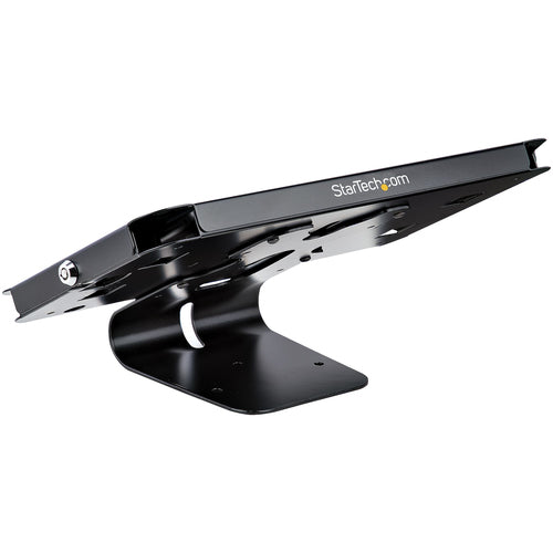 Tablet Security Enclosure Stand Black Steel Lockable Anti-Theft POS