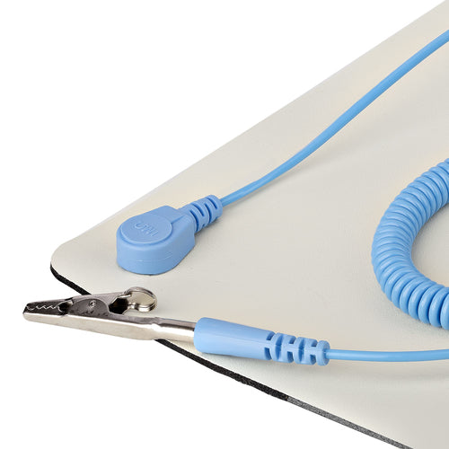 Anti-Static Mat StarTech.com 11x18 inches PVC Grounding Wire ESD