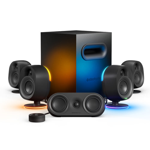 5.1 Channel Wired Speaker Set Steelseries Arena 9 for PC/Laptop Black