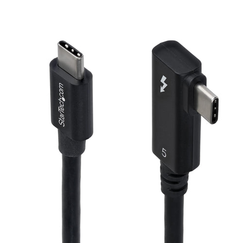 Thunderbolt Cable StarTech.com TBLT5MM80CM240WRA 80Gbps 240W 8K 60Hz Right Angle - TBLT5MM80CM240WRA