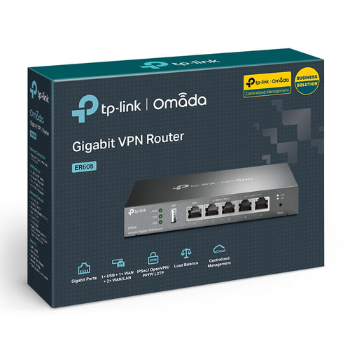 Wired Router TP-Link Omada ER605 Gigabit VPN Multiple Ports