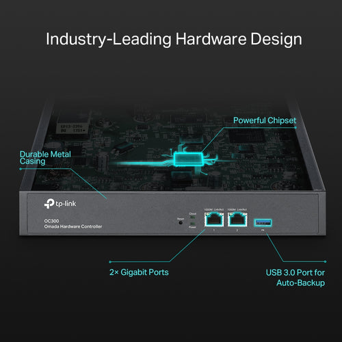 Gateway Controller TP-Link Omada OC300 ARM Cortex 2000MB 1U Rackmount
