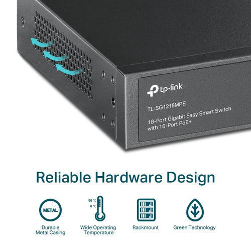 TP-Link TL-SG1218MPE network switch