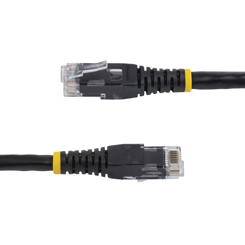 CAT6 Ethernet Cable 15ft StarTech.com 650MHz 100W PoE RJ45 Black