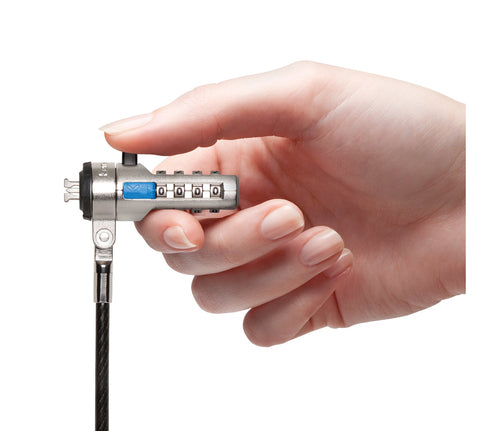 Kensington Nano Combination Lock Carbon Steel Zinc Silver Cable Lock