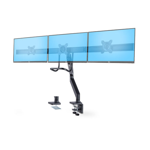 Monitor Mount StarTech.com 3M1A3SG Crossbar Triple VESA 75x75/100x100 Tool-Less - 3M1A3SG-MONITOR-ARM
