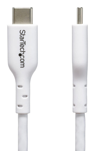 USB-C Charging Cable StarTech.com 2m 60W 3A Power Delivery TPE Jacket - USB2CC2MNCWHE