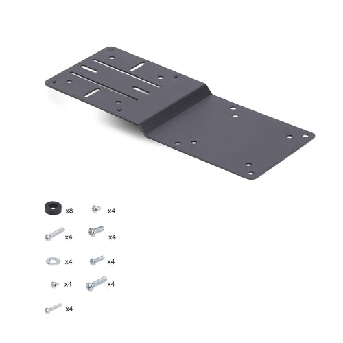 VESA Mount CPU Holder for NUC Thin Clients Black Steel