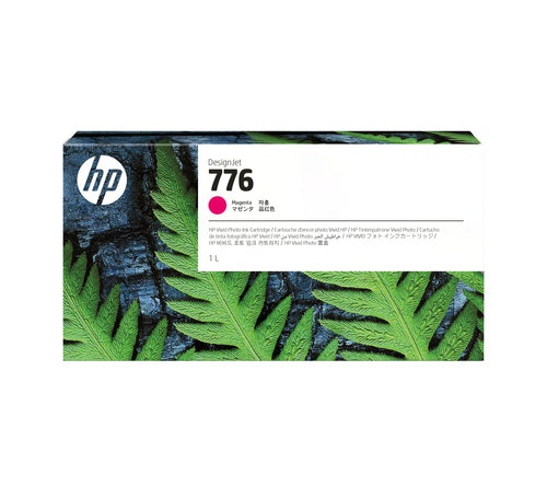 1-Liter Magenta HP 776 Ink Cartridge for DesignJet Z9+ Pro Printer