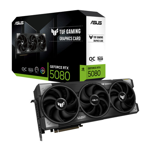 Graphics Card ASUS TUF Gaming TUF-RTX5080 16GB GDDR7 256-bit 7680x4320 PCIe 5.0 - 90YV0M30-M0NA00