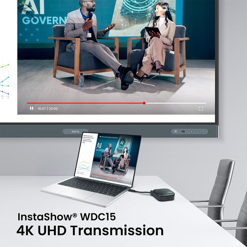 4K UHD Wireless Presentation System BenQ InstaShow WDC15 Desktop