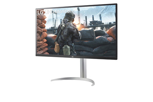 LG 27BP55U-B 27" 4K Ultra HD LED Monitor - Silver