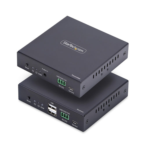 4K HDMI KVM Extender Over IP Network 60Hz Black Transmitter Receiver Kit