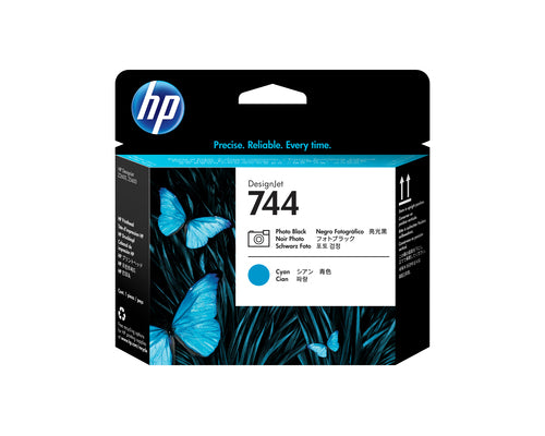 Printhead HP 744 Photo Black/Cyan DesignJet Thermal Inkjet for Z2600 Z5600