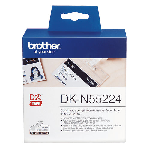 Label Making Tape Brother DK-N55224 30.48m 64mm 115mm - DKN55224