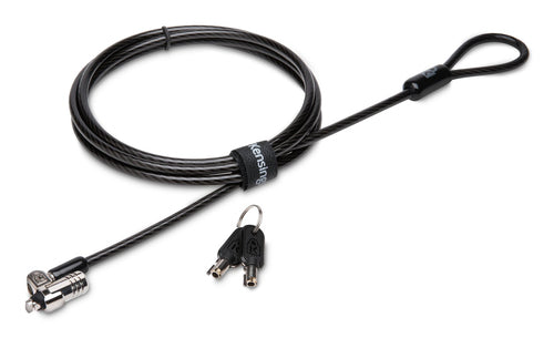 Kensington K65020TAA Cable Lock - 1.8m, Keyed, Carbon Steel Security